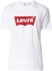 Levi's T-shirt met logoprint - Wit