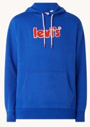 Levi's Hoodie met 3D logoprint - Kobaltblauw