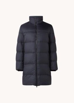 HUGO BOSS Magnus longline puffer jas met donsvulling - Zwart