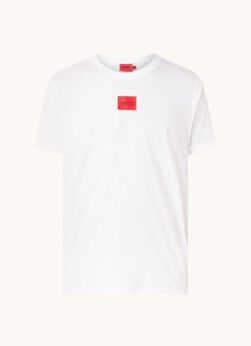 HUGO BOSS Diragolino T-shirt met logo - Wit