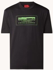 HUGO BOSS Danford T-shirt met print - Zwart