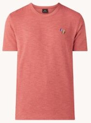 PS Paul Smith T-shirt met logoborduring - Steenrood