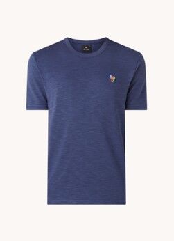 PS Paul Smith T-shirt met logoborduring - Donkerblauw
