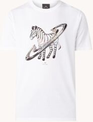 PS Paul Smith Zebra Rings T-shirt met print - Wit