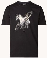 PS Paul Smith Zebra Rings T-shirt met print - Zwart