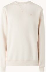 G-Star RAW Sweater met logoborduring - Naturel