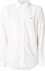 Ralph Lauren Custom fit button-down overhemd van katoen - Wit