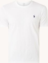 Ralph Lauren Basic T-shirt met logoborduring - Wit