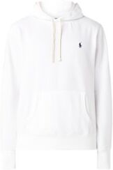 Ralph Lauren Hoodie met logoborduring - White