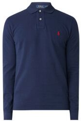 Ralph Lauren Slim fit polo van piqué katoen - Donkerblauw