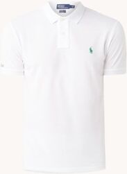 Ralph Lauren The Earth custom slim fit polo met logoborduring - White