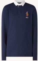 Ralph Lauren Custom slim fit polo met logoborduring - French Navy