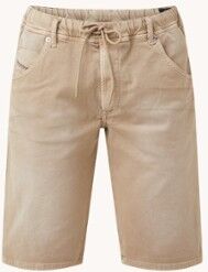 Diesel D-Krooshort slim fit korte joggingbroek - Beige