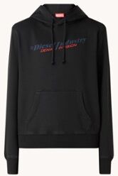 Diesel S-Ginn hoodie met logoprint - Zwart