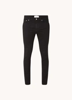 Calvin Klein Super skinny jeans met gekleurde wassing - Zwart