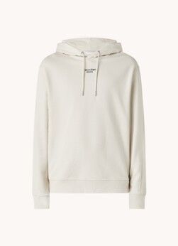 Calvin Klein Hoodie met logo - Gebroken wit