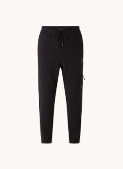 C.P. Company Diagonal tapered fit cropped joggingbroek met steekzakken - Zwart