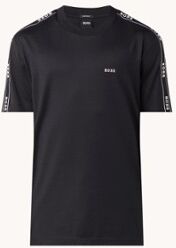 HUGO BOSS Tiburt T-shirt met logo - Zwart