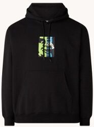 Obey Piano Man hoodie met print - Zwart