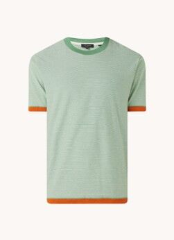 Ted Baker Camoff T-shirt met streepprint - Groen