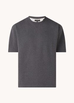 Ted Baker Roscrow T-shirt van sweatstof met ronde hals - Antraciet