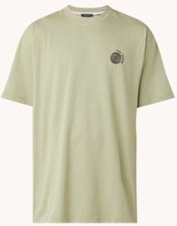 Ted Baker Turvill T-shirt met logo- en backprint - Lindegroen