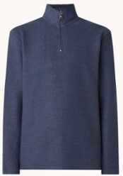 Ted Baker Millom sweater met halve rits - Donkerblauw