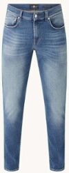 7 For All Mankind Slimmy Tapered slim fit jeans met stretch - Indigo