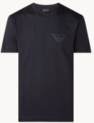 Emporio Armani T-shirt met logo - Donkerblauw