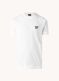 Emporio Armani T-shirt met patch - Wit