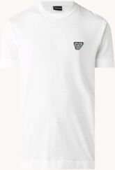 Emporio Armani T-shirt met patch - Wit