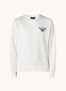 Emporio Armani Sweater met logoborduring - Wit