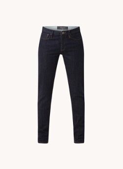 Emporio Armani Slim fit jeans met donkere wassing - Indigo