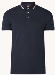 Colmar Regular fit polo met getipte boorden - Donkerblauw