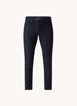 HUGO BOSS Delaware3-1F slim fit jeans met donkere wassing - Donkerblauw