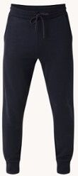 HUGO BOSS Lamont tapered fit joggingbroek met steekzakken - Donkerblauw