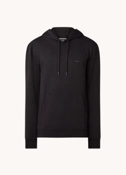 HUGO BOSS Seeger 83 hoodie met trekkoord - Zwart