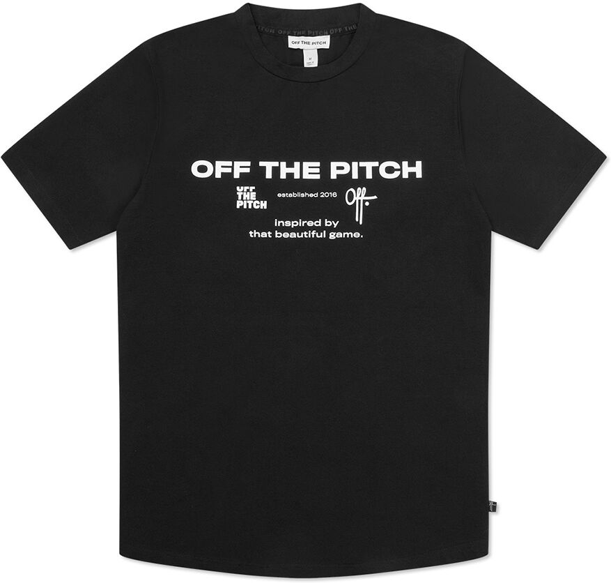 Off The Pitch - The Sage Tee  - Zwart - Size: L - unisex