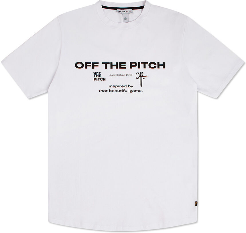 Off The Pitch - The Sage Tee  - Wit - Size: XL - unisex