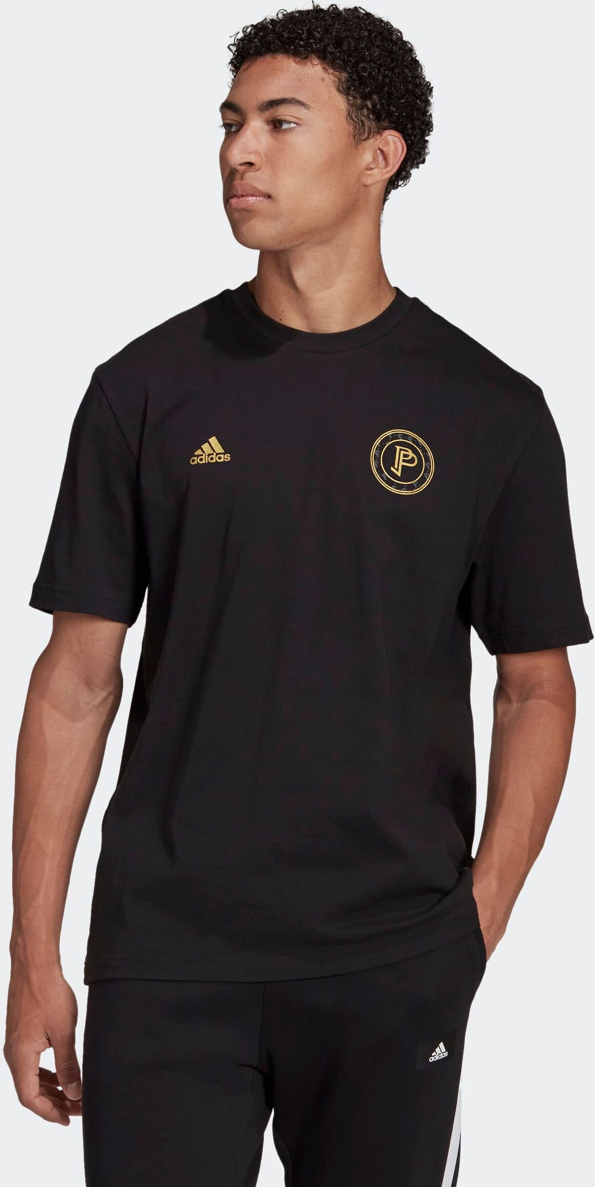 adidas Pogba T-shirt Zwart - XL