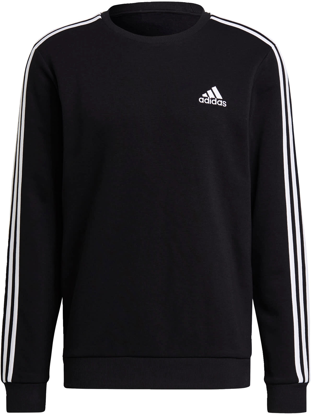 adidas Essentials Fleece 3-Stripes Sweatshirt Zwart - M