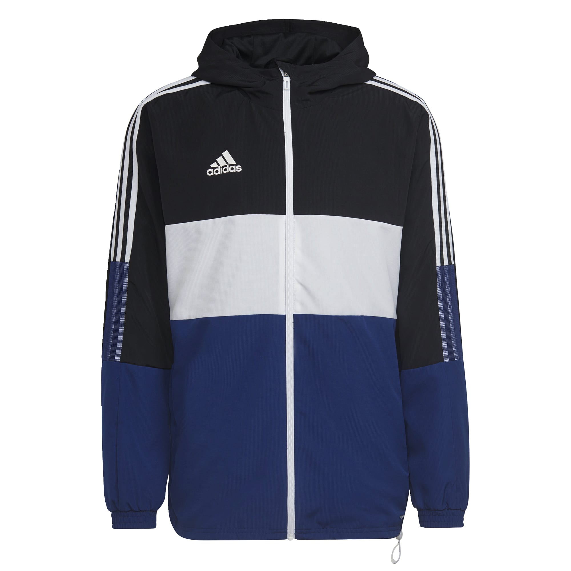 adidas Tiro Primeblue Warm Windjack Zwart Blauw - XS