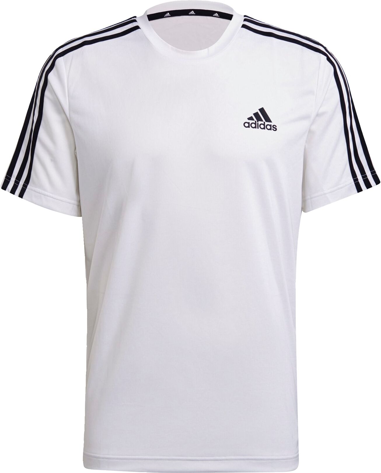 adidas AEROREADY Designed To Move Sport 3-Stripes T-shirt Wit - XXL