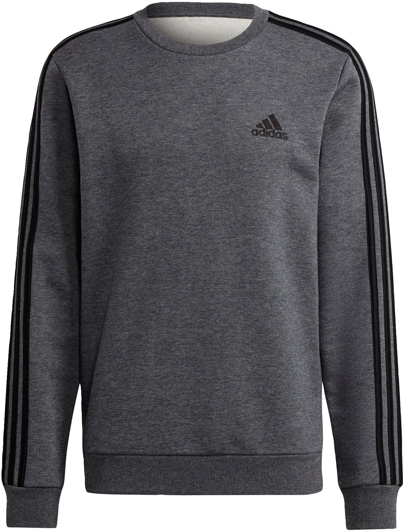 adidas Essentials Fleece 3-Stripes Sweatshirt Grijs - XS