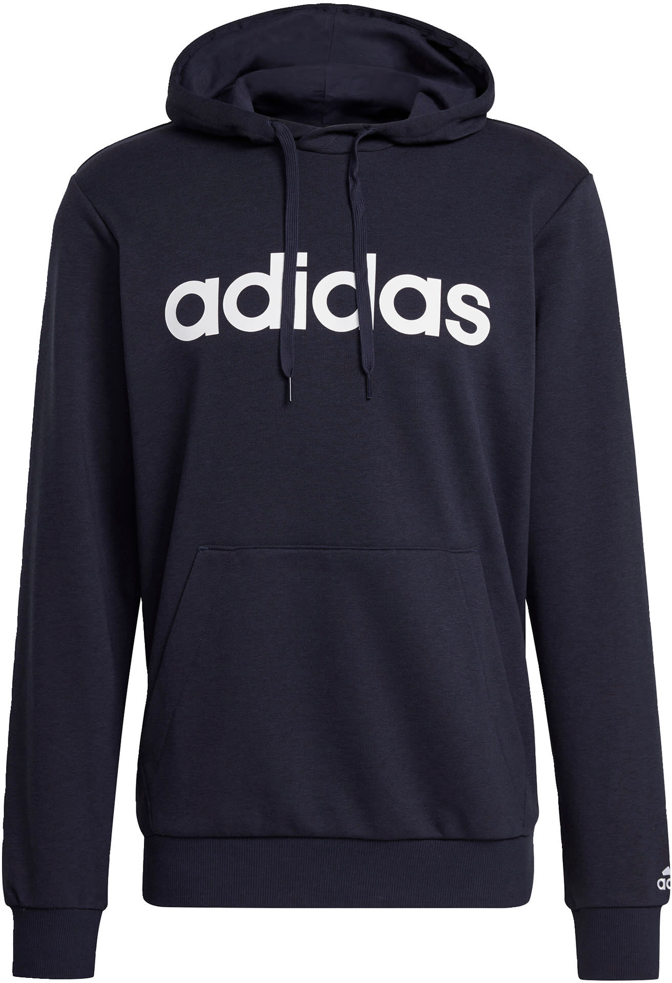 adidas Essentials French Terry Logo Hoodie Blauw - XS