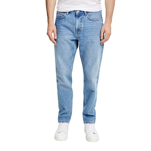 ESPRIT Heren Jeans, 903/Blue Light Wash., 34W x 32L