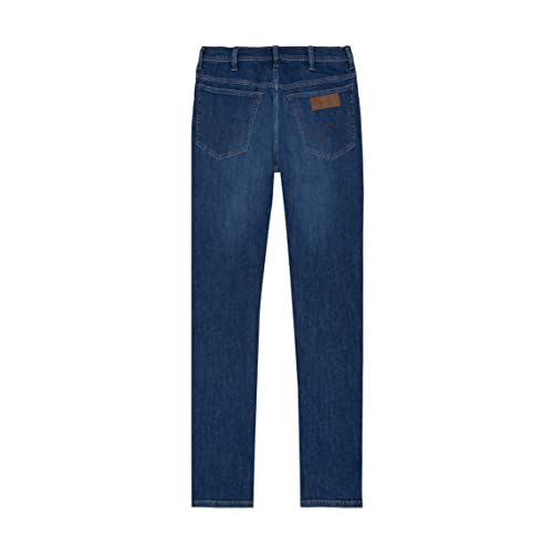 Wrangler Texas Slim Jeans voor heren, vrije manier, W32 / L34, Vrije manier, 32W / 34L