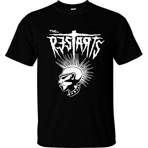 Astick The RESTARTS UK T-SHIRT Merch hardcore skate ska street punk rock Black M