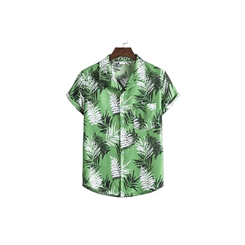 jonam Herenoverhemden korte mouw Shirts For Men Shirt Summer Mens Man (Size : XL)