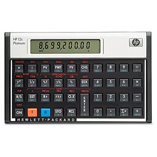 HP [] Calculator Financiële Platinum RPN Algebraïsche Programmeerbare Ref 12C PLATINUM